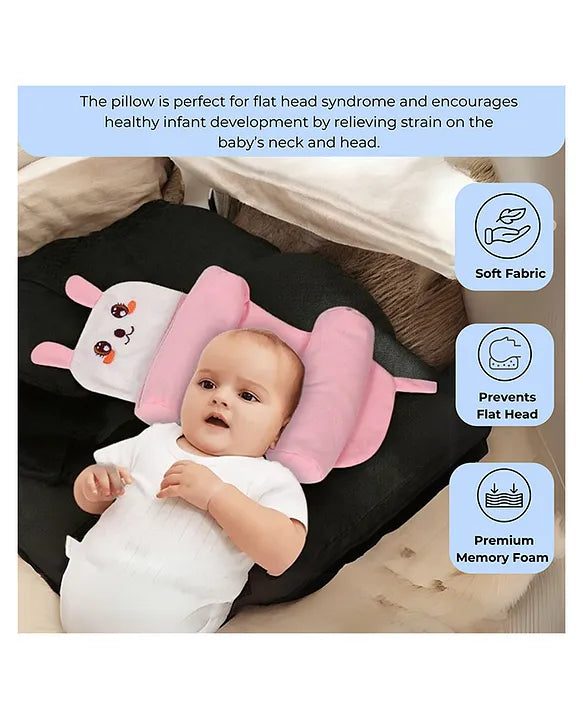 Baby Shaping Head Support Pillow - Assorted Colour